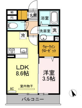 プリムローズの間取り