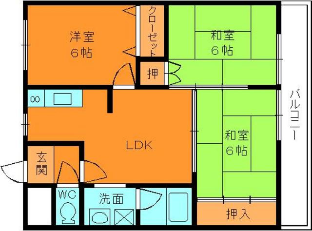 多津美ビルの間取り