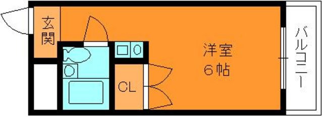 亀井壱号館の間取り