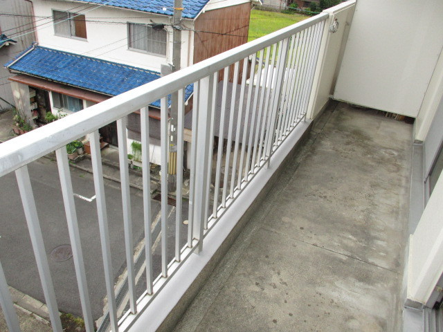 ハタハイツのバルコニー