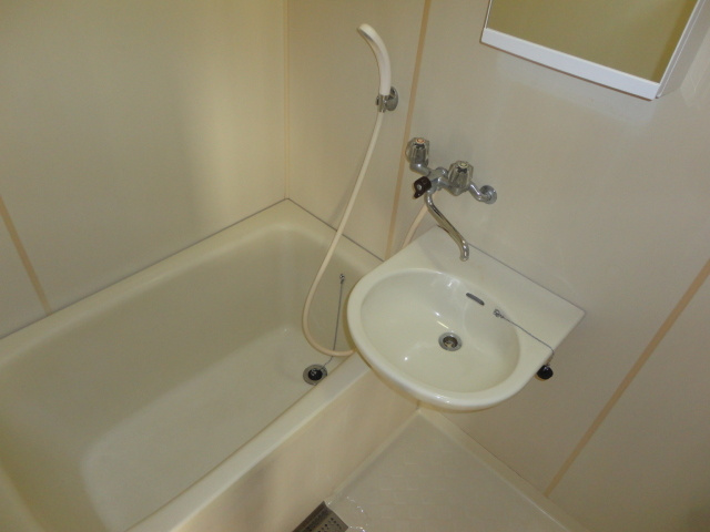 レピュート北野の浴室