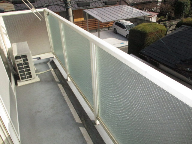 メゾンドールのバルコニー