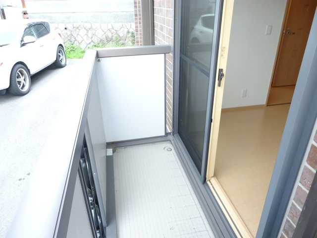 クレールふたがみ2のバルコニー