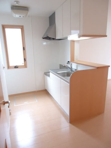 クレールふたがみ2のキッチン