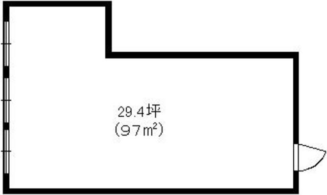 北葛城郡王寺町王寺２丁目の店舗一部の間取り