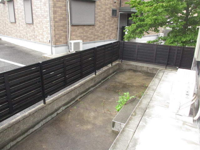 グリーンヴィレッジあいのバルコニー