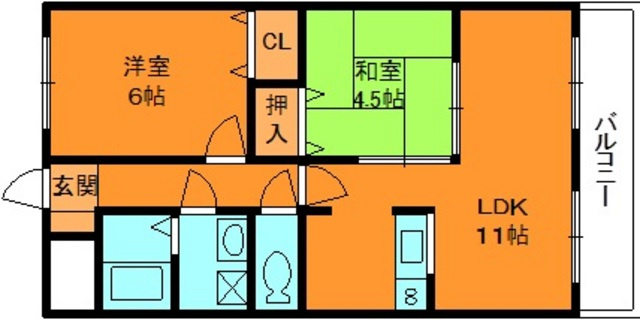 ヤマセン5番館の間取り