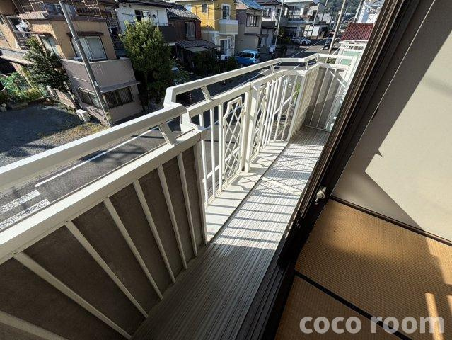 パナハイツ奈良のバルコニー