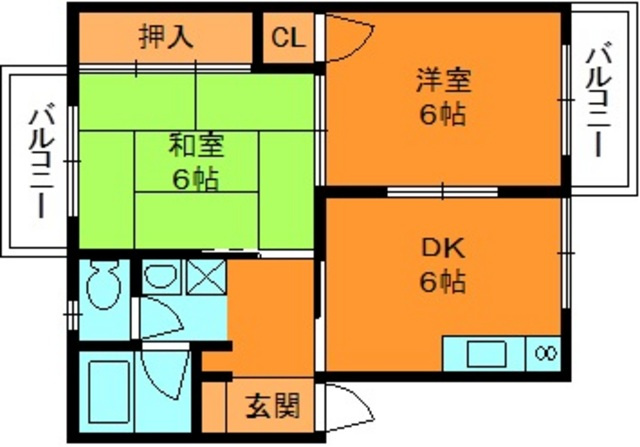 杉の子マンションの間取り