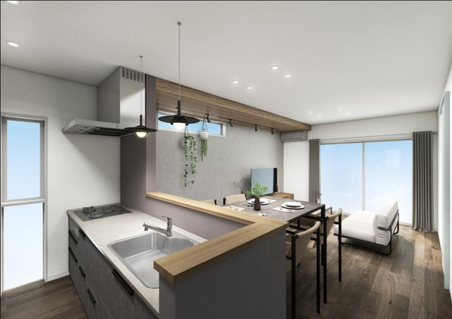 旭天神町　1号地　新築戸建の完成予想図|3LDK+WIC