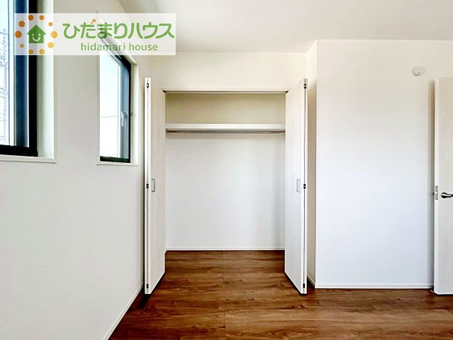 【収納】 | つくばみらい市筒戸　新築戸建　No.2 | 全居室収納スペースあり！荷物が多くても十分に納まります♪