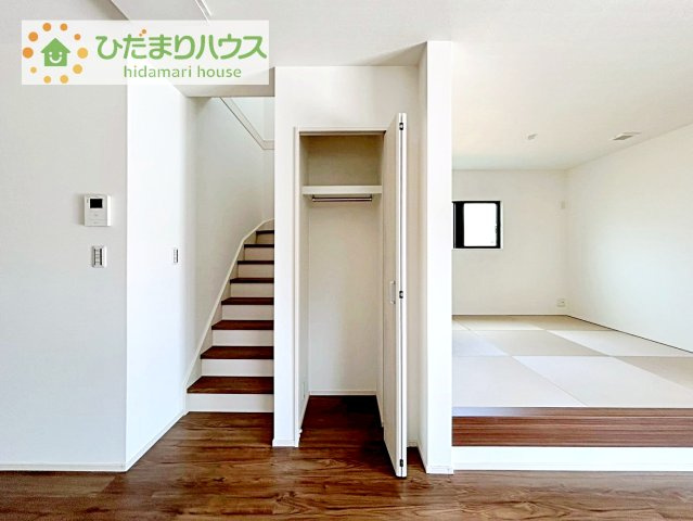 【収納】 | つくばみらい市筒戸　新築戸建　No.2 | 空間を有効活用したホール収納(*^-^*)