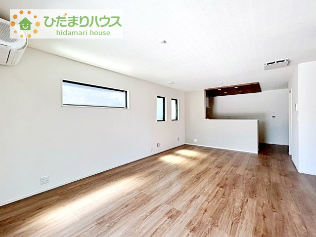 【居間・リビング】 | つくばみらい市筒戸　新築戸建　No.2 | お友達や親戚とホームパーティもいいですね(*^^*)
