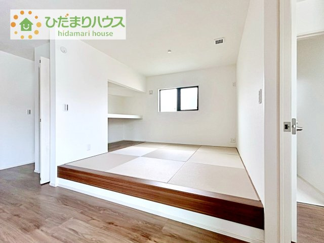【和室】 | つくばみらい市筒戸　新築戸建　No.2 | リビング横には畳スペースもございます♪