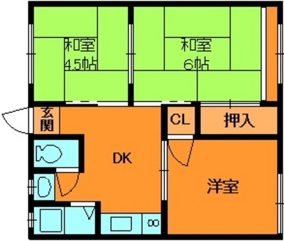 池上荘の間取り
