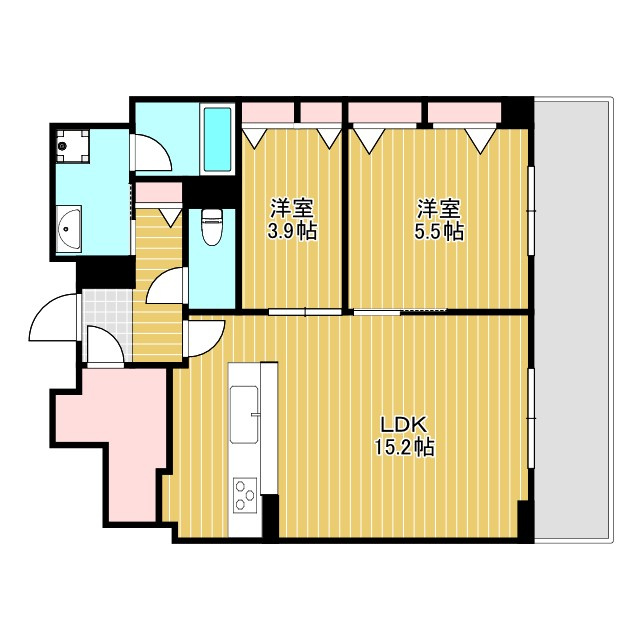 Refisia箕面船場の間取り