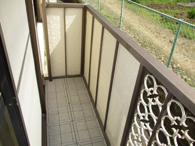 舟戸ハイツのバルコニー