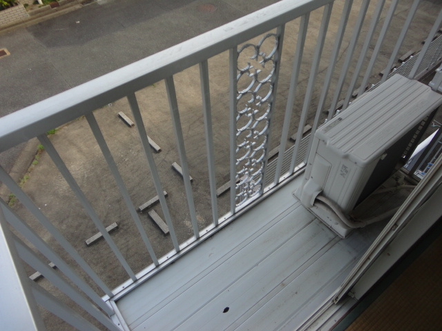 メゾンアンのバルコニー