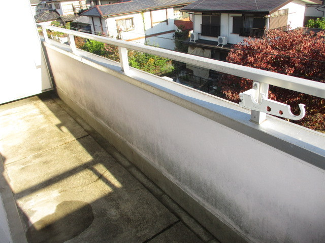 松井マンションのバルコニー