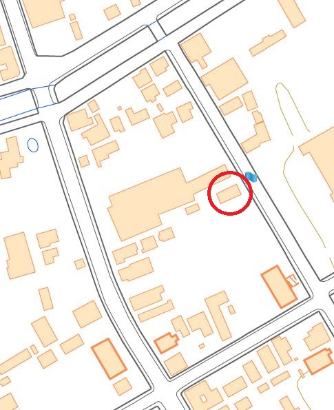 十和田市稲生町　1棟ビルの地図