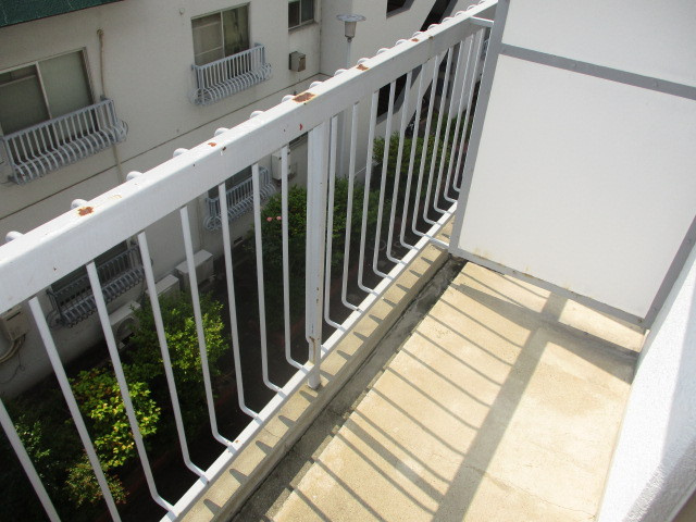 シャトーケンジのバルコニー