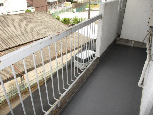 シャトーケンジのバルコニー