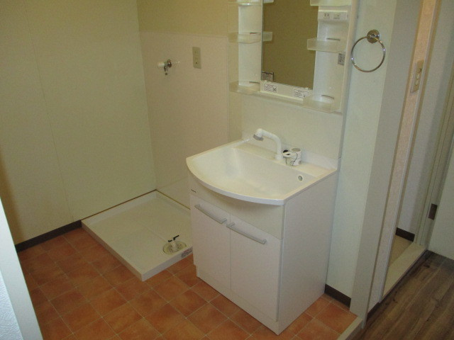 法隆寺マンションの洗面所