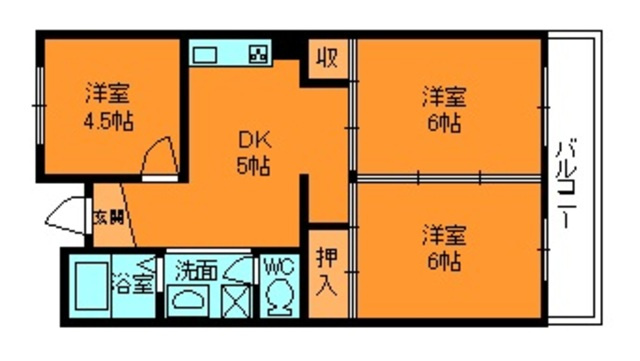 ファミール上田の間取り