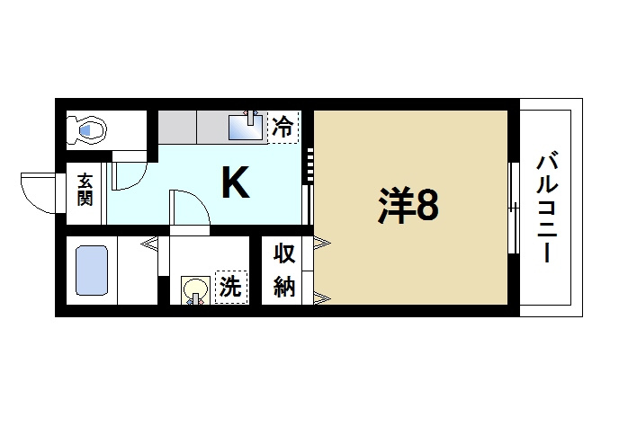 サンモール野神Ⅱの間取り