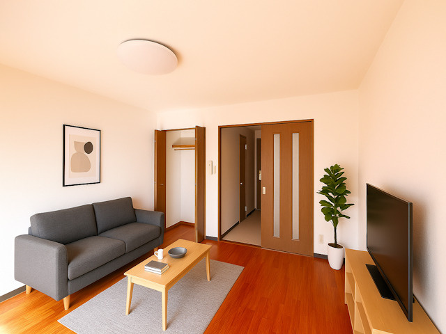 サンモール野神Ⅱの和室|CGで家具等を配置したもので家具等は含まれません。