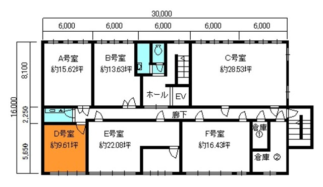 北葛城郡王寺町葛下１丁目の店舗一部の間取り