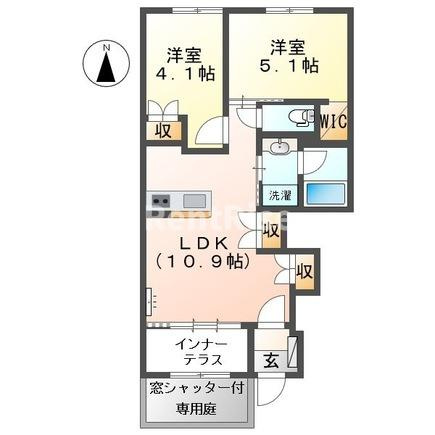 ウッド ハウスの間取り|間取図