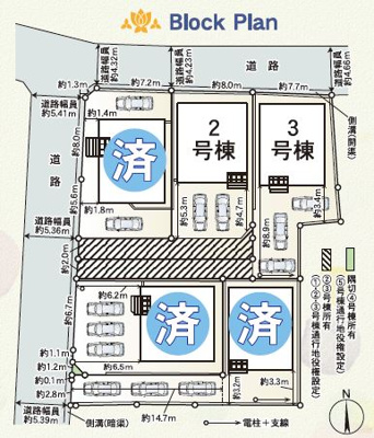 【区画図】 | 沼津市沢田町 新築一戸建て 3号棟 | 3号棟の区画図です
