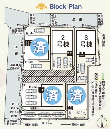 【区画図】 | 沼津市沢田町 新築一戸建て 3号棟 | 3号棟の区画図です