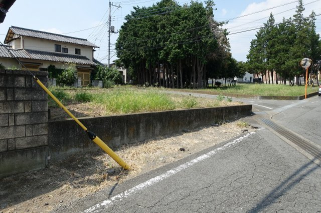 高崎市金古町　【整形角地】売地の外観|北東から南西方向