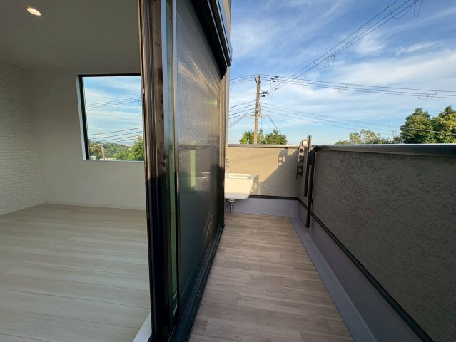 西宮市苦楽園四番町のバルコニー