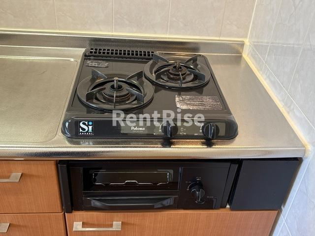 プランドールテラのキッチン|ビルトインコンロ