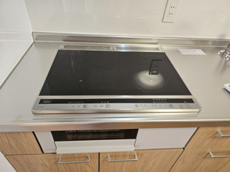 【キッチン】 | KKアパート | 2口IHコンロ！お手入れが楽ですよ