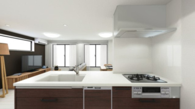 【キッチン】 | 【仲介手数料３００万円が無料！！】■デザイナーズハウス■7項目で最高評価 | 【最大ポイントは「諸費用が３２０万円ＯＦＦ」です！！】
■内装パース
■陽当り良好！
■デザイナーズハウス
■性能評価７項目で最高等級取得
■３５年保証
■省エネラベル取得