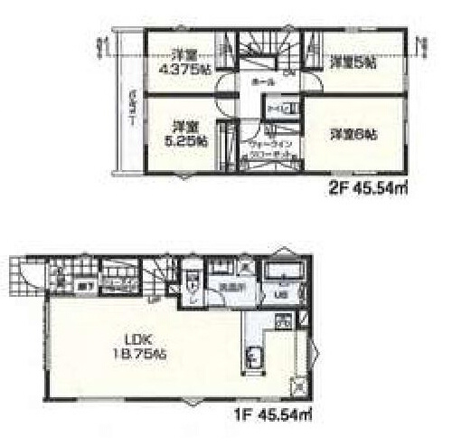 京王井の頭線 久我山駅 バス7分 新築戸建 三鷹市北野２丁目の間取り