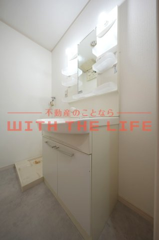 ケイズヴィラ【10,000円キャッシュバック対象物件】の独立洗面台|独立洗面台、朝の身支度には欠かせません