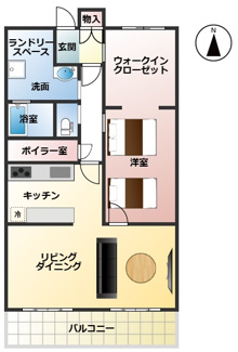【間取り】 | コーポシェイーネ2階！輻射式全館空調エフコンシステム搭載！ペット飼育可能なマンション！駐車場確保あり | 
コーポシェイーネ2階部分！輻射式全館空調エフコンシステム搭載！ペット飼育可能なマンション！駐車場確保あり