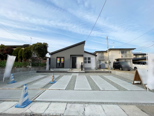 新築戸建・建売　郡山市安積町南長久保2期　安積三小・安積二中の外観|2026年3月　完成致しました！内覧可能ですのでお気軽にお問い合わせください♪