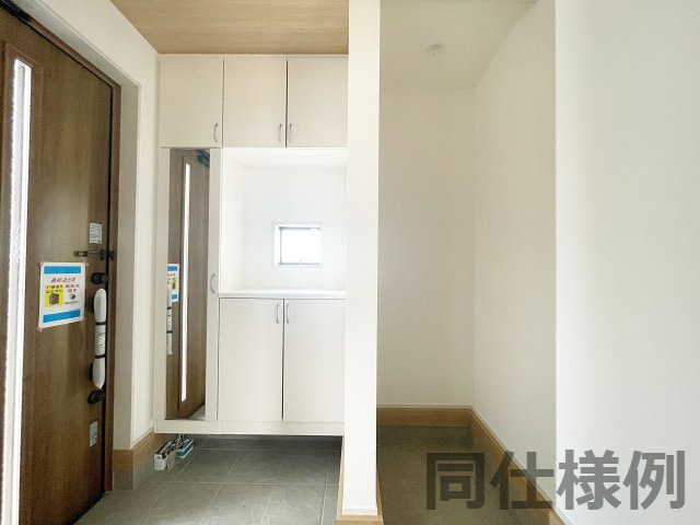 新築戸建・建売　郡山市安積町南長久保2期　安積三小・安積二中の玄関|同仕様例