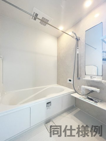 新築戸建・建売　郡山市安積町南長久保2期　安積三小・安積二中の浴室|同仕様例