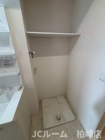 柏崎市豊町のアパートの洗面所