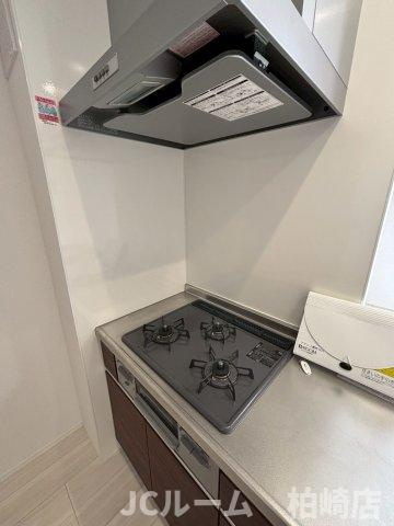 柏崎市豊町のアパートのキッチン