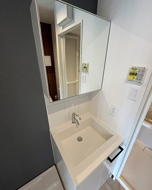 エクセル中広の独立洗面台