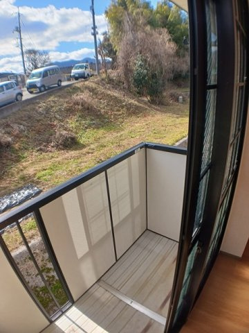 エルコートＢのバルコニー|落ち着いた時間を過ごせるバルコニーです