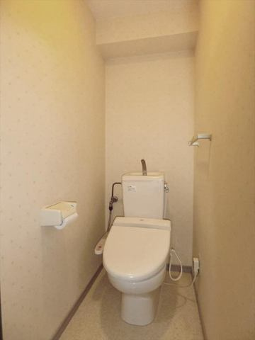 みついビルのトイレ|落ち着いた色調のトイレです